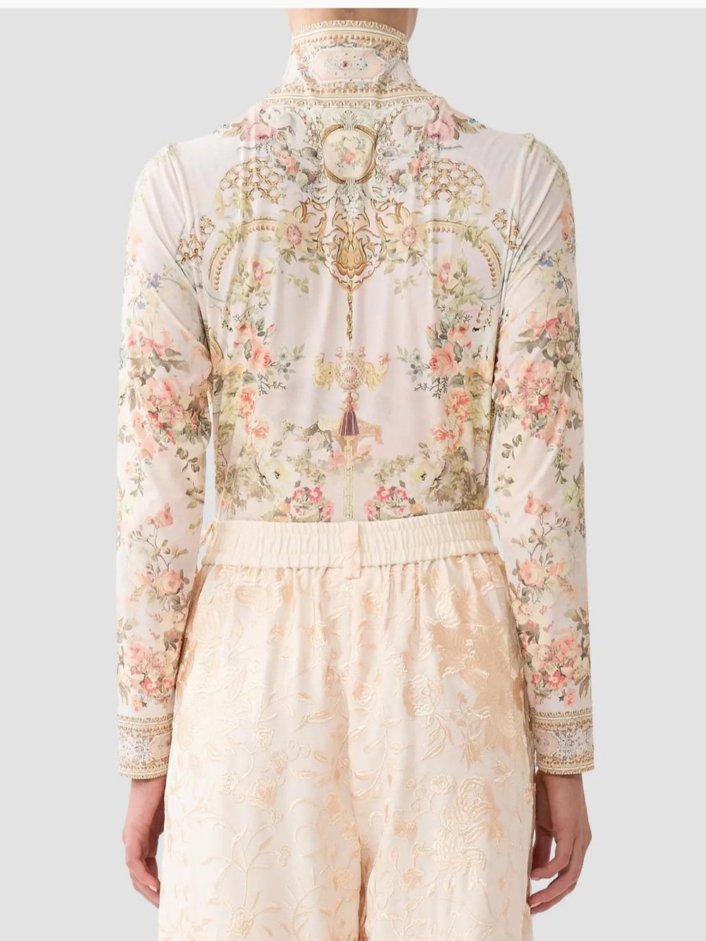 NWT Camilla

Floral Turtleneck Jersey Long-Sleeve Top - Picture 7 of 8